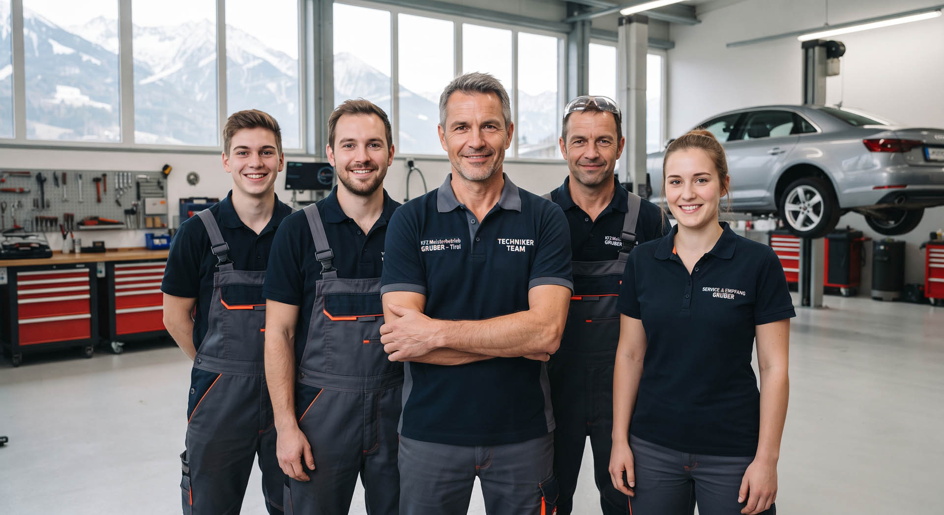 Das Werkstatt-Team unseres KFZ-Meisterbetriebs in Lienz